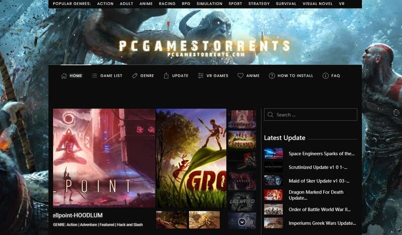 PCGamesTorrents公式サイト