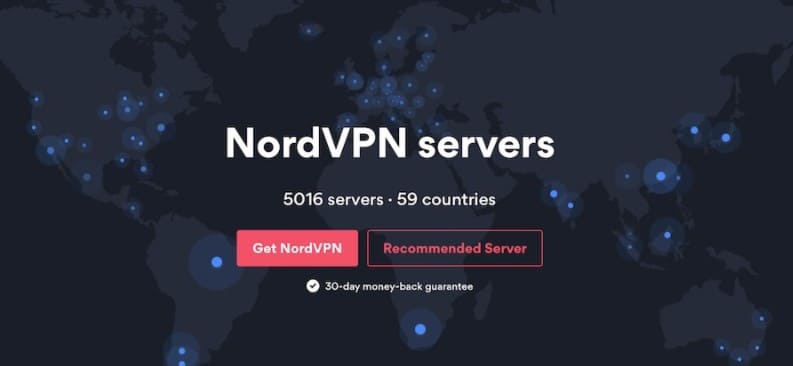 NordVPNサーバー